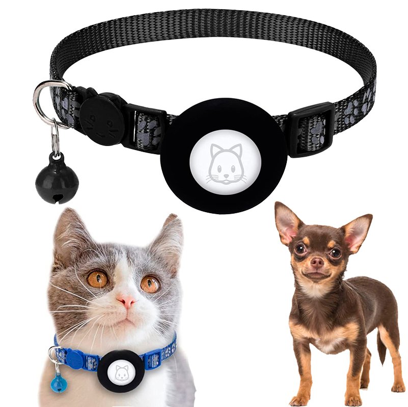 NILLKIN Funda para Collar Mascotas AirTag - Perro Gato / Naranjo